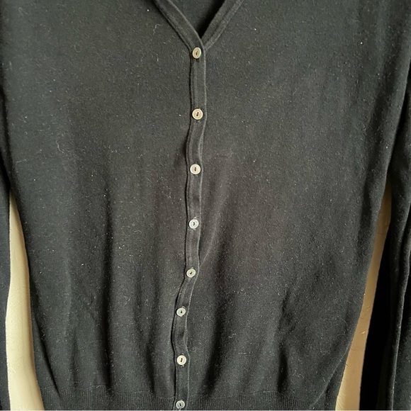 United Colors Of Benetton Black Vneck Cardigan - Picture 3 of 7